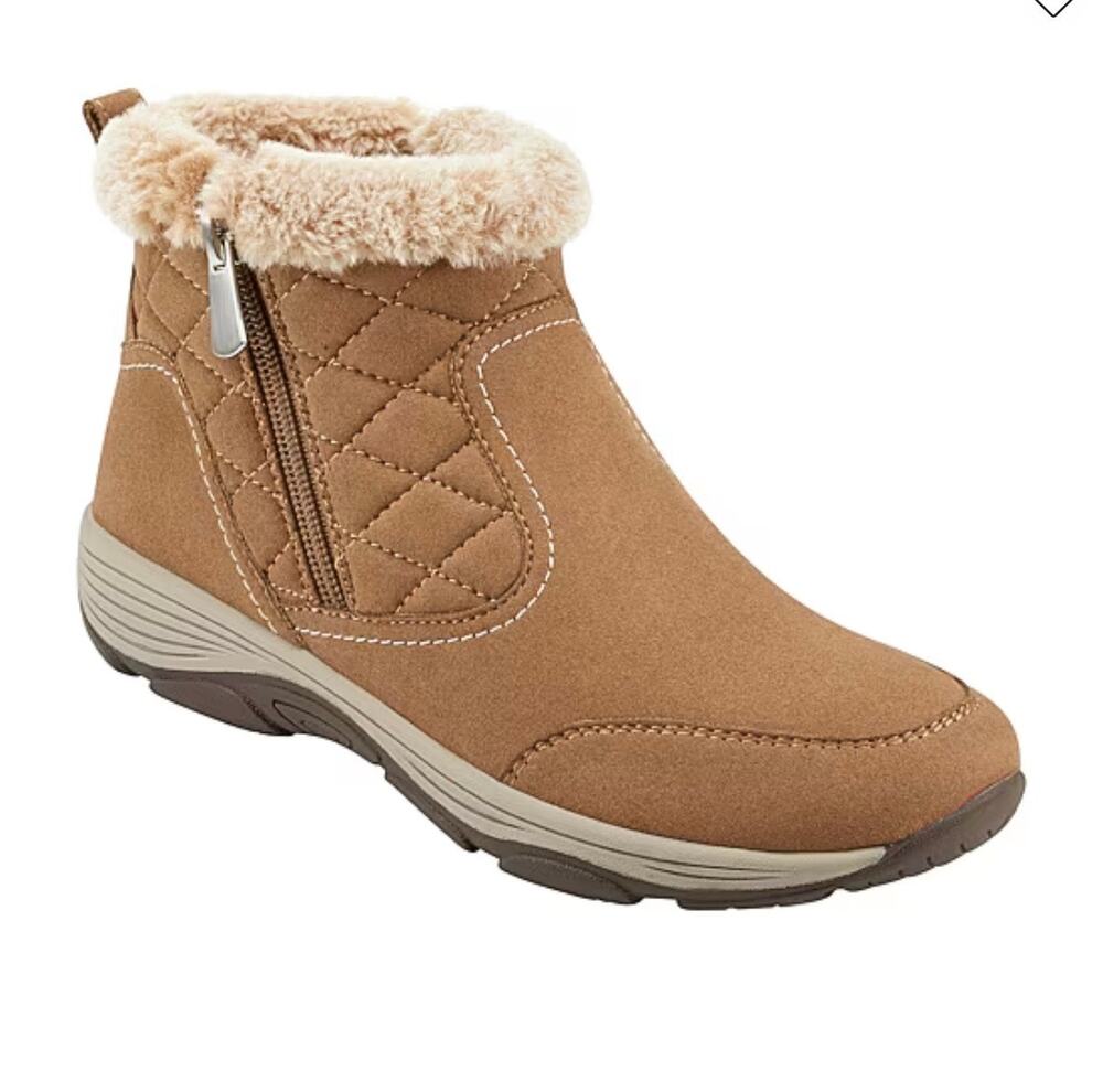NEW! Easy Spirit Vance2 Women's Flat Heel Winter Boots US 8.5M Medium Brown